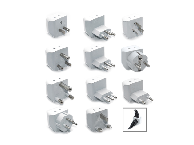 International Travel Adapter 11-Piece Plug Set