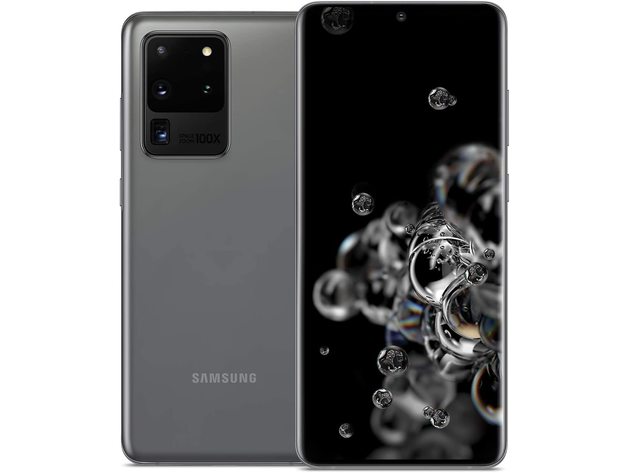 Samsung Galaxy S20 Ultra 5G 128GB/12GB Factory Unlocked Cell Phone, Cosmic Gray (new)