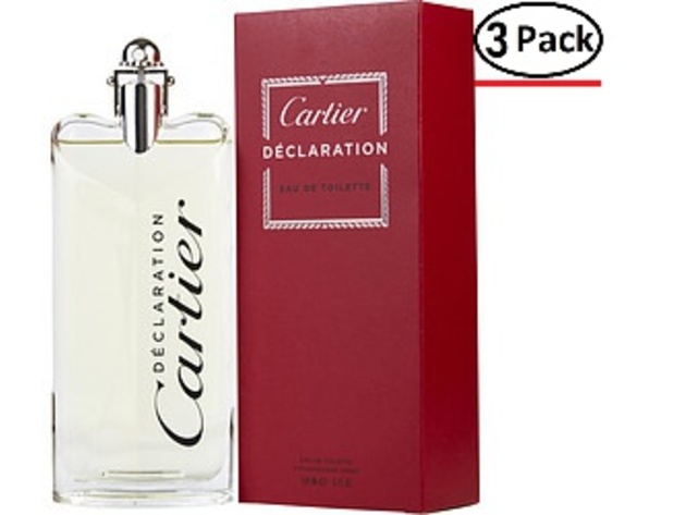 DECLARATION by Cartier EDT SPRAY 5 OZ for MEN ---(Package Of 3)