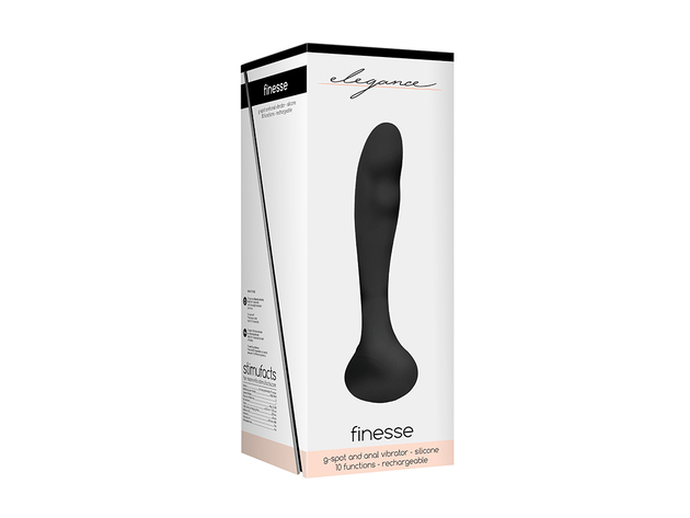 Elegance Recharg G-Spot Vibrator - Black