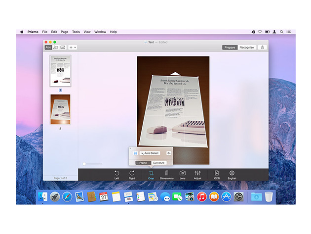 Prizmo 3 Pro Scanning for Mac