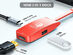 Mini Docking Station for Nintendo Switch (Red)