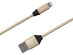 Chargeworx™ NYLOTuff 6Ft MFi Lightning Cable (Gold/2-Pack)
