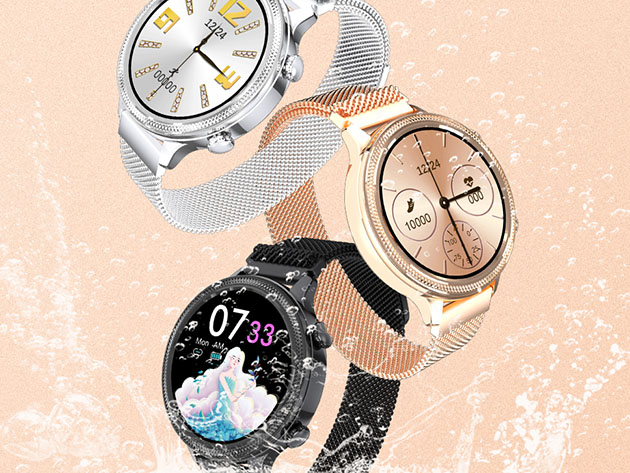 Fashion Tech Smart Watch (Gold)