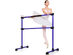 Goplus Portable Ballet Barre 4ft Freestanding Adjustable Double Dance Bar Purple