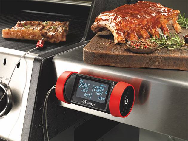 GrillEye® Pro Plus: Hybrid Grilling & Smoking Thermometer