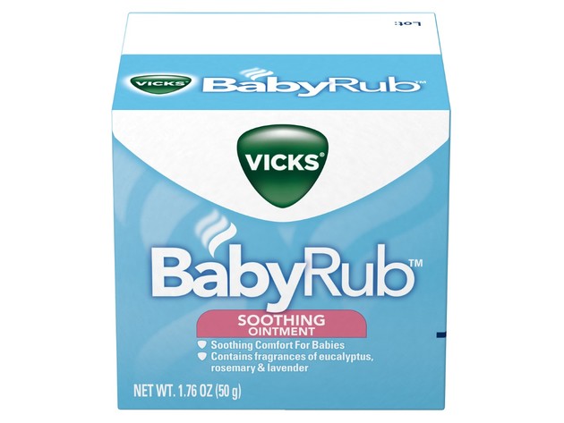 Vicks BabyRub Chest Rub Ointment with Soothing Aloe, Eucalyptus, Lavender, and Rosemary