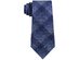 Michael Kors Men's Classic Pebble Gingham Check Tie Blue Size Regular