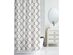 Charter Club 72 Inch x 72 Inch Trellis-Print Polyester/Cotton Shower Curtain, Black