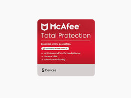 McAfee Total Protection 5-Device: 1-Year Subscription