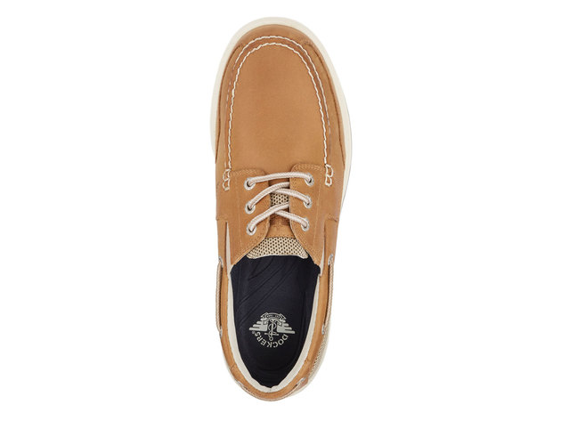 Dockers Mens Beacon Leather Casual Classic Boat Shoe with NeverWet - 9.5 W Tan