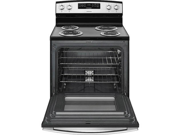 Amana 544Q2UA#ABA 4.5 Cu. Ft. Stainless Electric Range with Bake Assist Temps