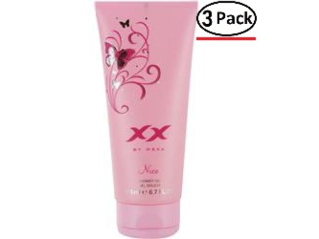 MEXX XX NICE by Mexx SHOWER GEL 6.7 OZ for WOMEN ---(Package Of 3)