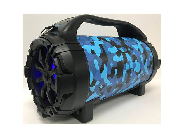 Blackmore BTU5001N Portable Bluetooth Speaker - Blue Camo