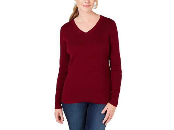 karen scott v neck sweater