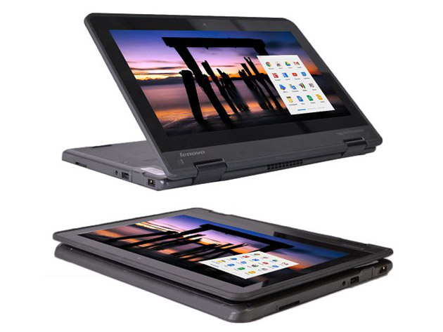 Lenovo 11E 11.6" Touchscreen Chromebook 16GB SSD - Black (Refurbished) 