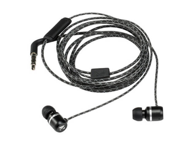 Kicker 43EB93MB Microfit Braided Cable In-Ear Headphones
