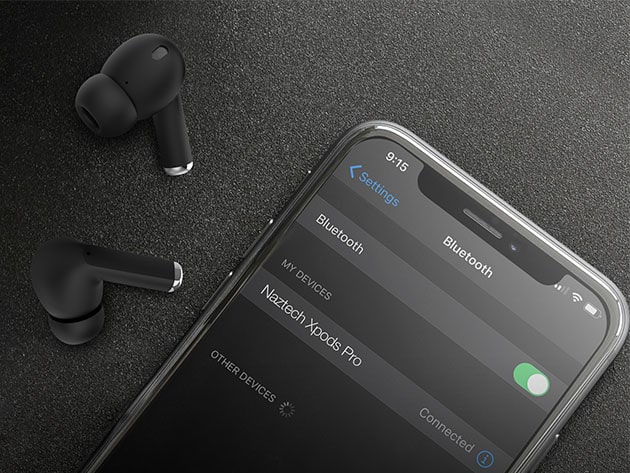 Xpods Pro True Wireless Earbuds + Charging Case (Black)