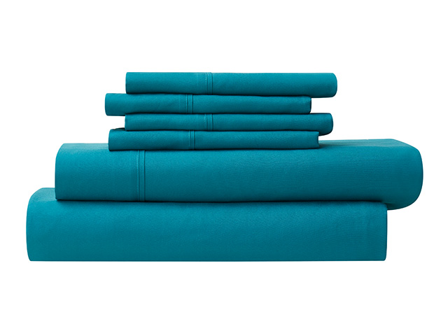 6-Piece Bamboo Comfort Luxury Sheet Set (Teal/Queen)