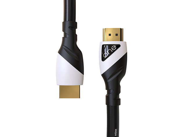 ONE Cable 12' Premium 4K Ultra HDMI Connectors (4-Pack)