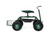Costway Garden Cart Rolling Work Seat for Planting w/Extendable Handle - Green