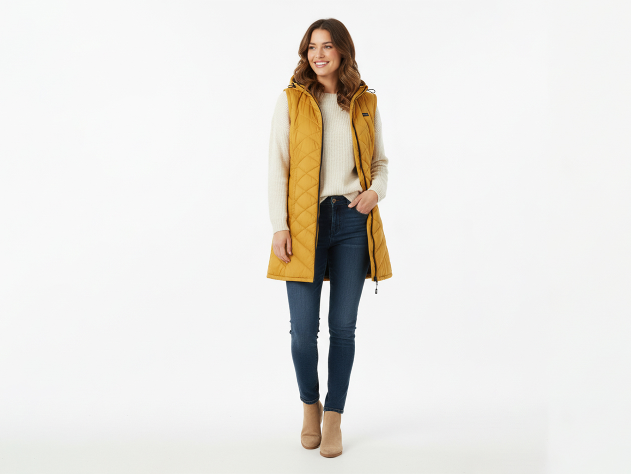 Women's Helios Hybrid Heated Coat (Golden/2XL)