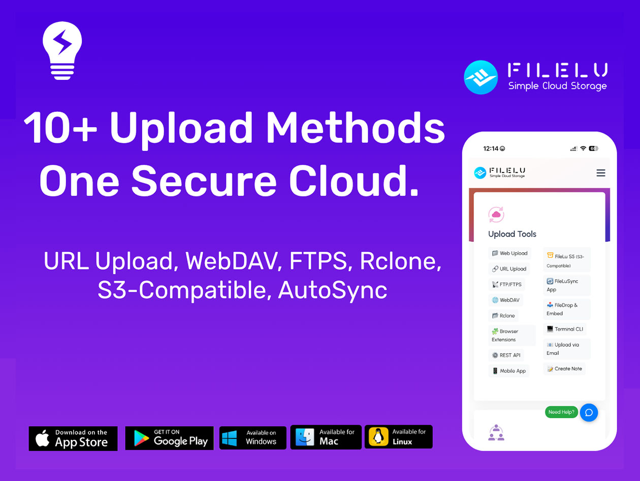 FileLu Cloud Storage Premium Plan: Lifetime Subscription (8TB)