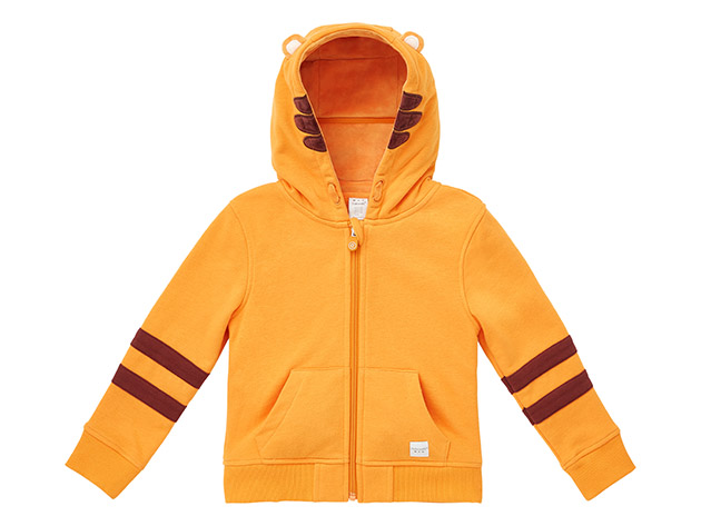 Cubcoats Tomo the Tiger Zip Up Hoodie for Kids (US Size 8)