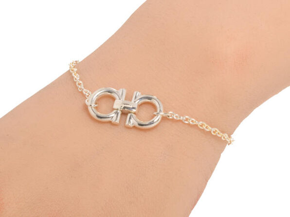 Ferragamo Gancini Sterling Silver Bracelet (Store-Display Model) - Product Image