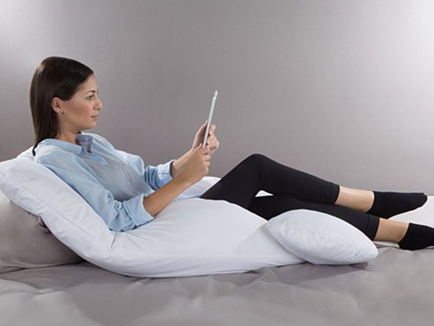 7-in-1 Jumbo Pillow with Removable Cover