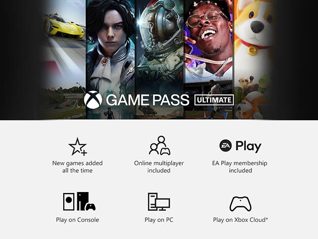 Xbox Game Pass Ultimate: 3-Month Membership - Stackable & Global - (Xbox Series X/S, Xbox One, Windows - Digital Code)