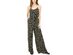 Michael Kors Women's Floral-Print Tie-Waist Jumpsuit Regular & Petite Yellow Size Large