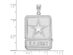 Sterling Silver Large United States Army Logo Pendant