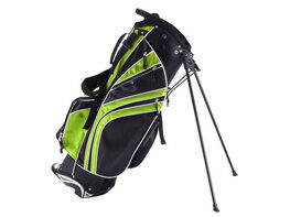 Costway Golf Stand Cart Bag Club w/6 Way Divider Carry Organizer Pockets Storage Green