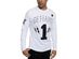 Sean John Men's Long-Sleeve Defiant 1 Graphic T-Shirt White Size 3 Extra Large