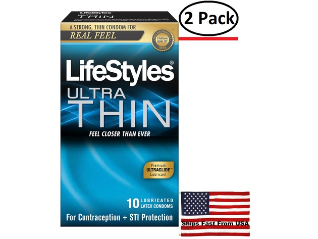 2 Pack ) Lifestyles Ultra Thin Lubricated Condoms - 10 Pack | StackSocial 2 Pack ) Lifestyles Ultra Thin Lubricated Condoms - 10 Pack | StackSocial