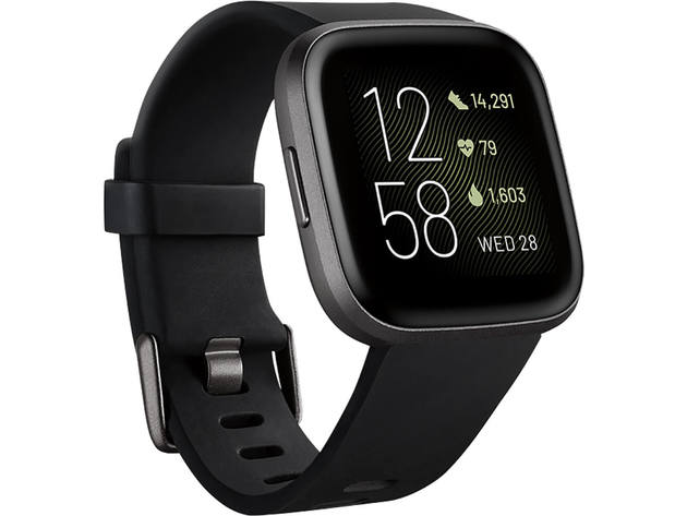 Fitbit Versa 2 Health and Fitness Smartwatch - Black