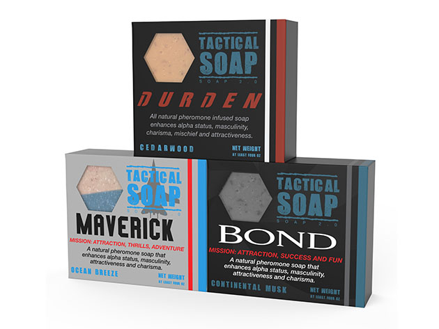 Tactical Soap Trifecta: 3-Pack (Durden, Bond & Maverick)