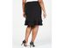 Kasper Women's Plus Size Stretch Ruffle Skirt Black Size 24W