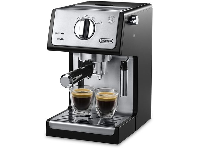 De'Longhi ECP3420 Bar Pump Espresso and Cappuccino Plastic Machine, 15", Black- (Used)