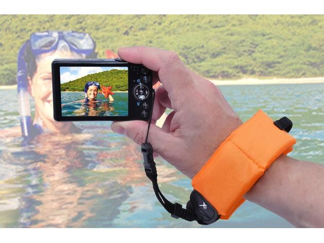 Xit XTFSY Comfortable Floating Strap, Easy to Adjust and Spot in The Reflective Water, Orange