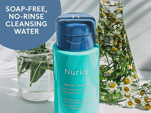 Nuria Hydrate: Refreshing Micellar Water with Chamomile & Sage (200ml)
