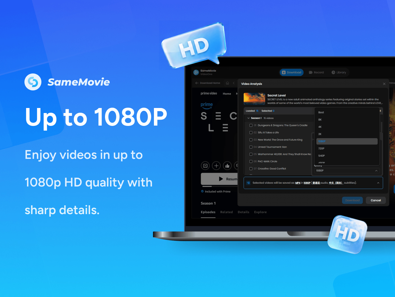 SameMovie All-In-One Video Downloader (Windows)