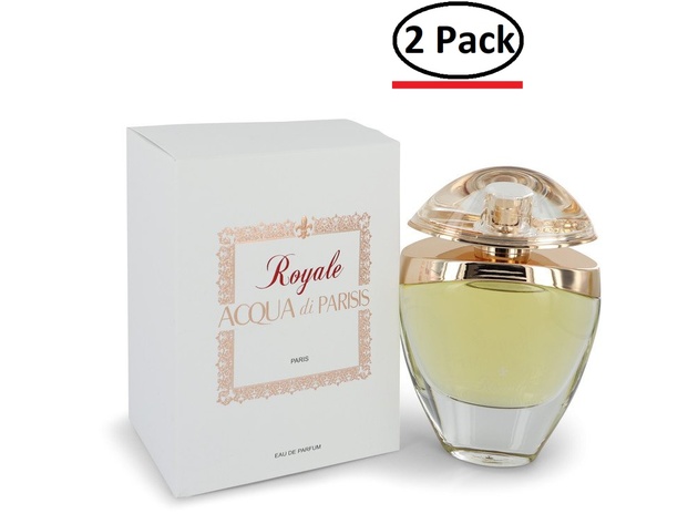 Acqua Di Parisis Royale by Reyane Tradition Eau De Parfum Spray 3.3 oz for Women (Package of 2)