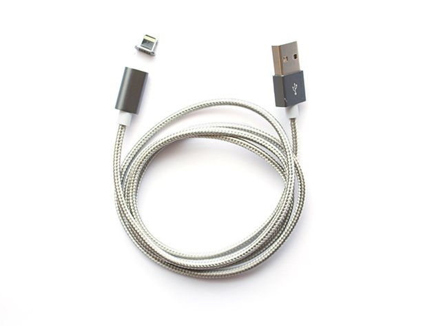 ARMOR-X Magnetic Lightning Charging Cable (Grey) | New Atlas