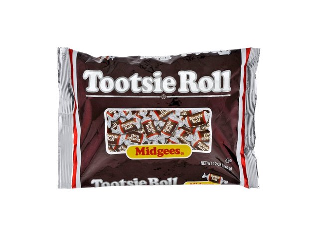 Tootsie Roll Delicious Cocoa Irresistible and Chewy Taste Artificial and Natural Flavors Midges, 12 Ounce