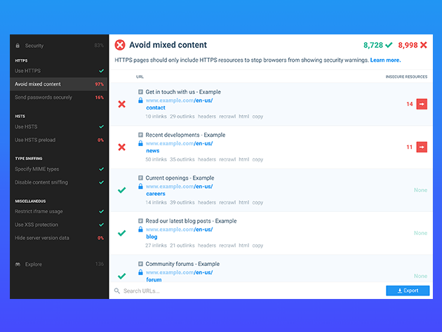 Checkbot for Chrome: SEO, Speed & Security Auditor: 1-Yr Pro Subscription