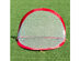 Goplus Set of 2 Portable 4' Pop-Up Soccer Goals Set For Backyard w Carrying Bag 6 Cones Red