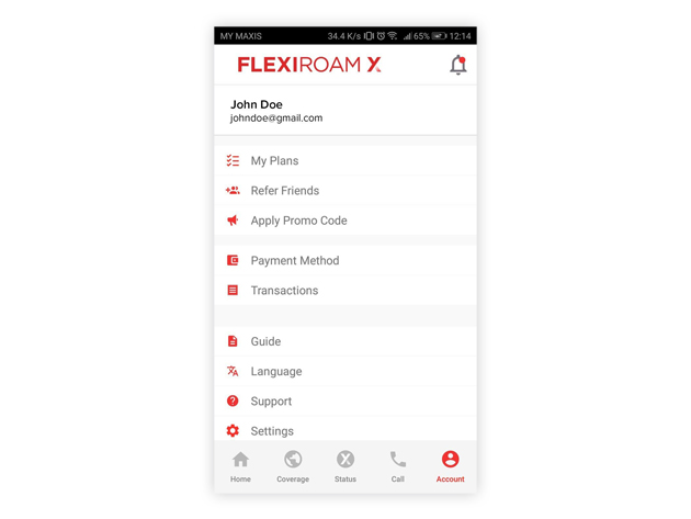 Flexiroam Data Roaming Microchip: 2 GB Starter Pack