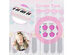 Costway 37-Key Toy Keyboard Piano Electronic Musical Instrument BluePink - Pink
